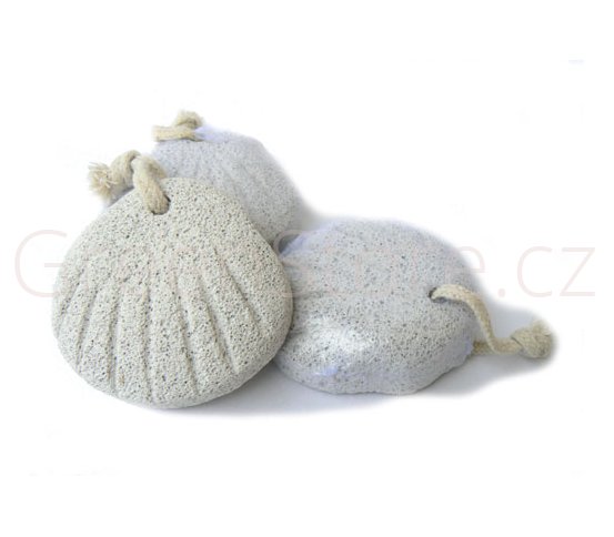 Přírodní lávová pemza ve tvaru mušle